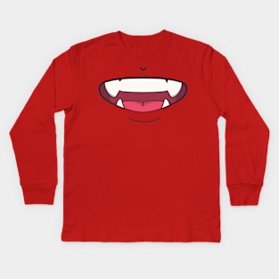 Fangs Kids Long Sleeve T-Shirt